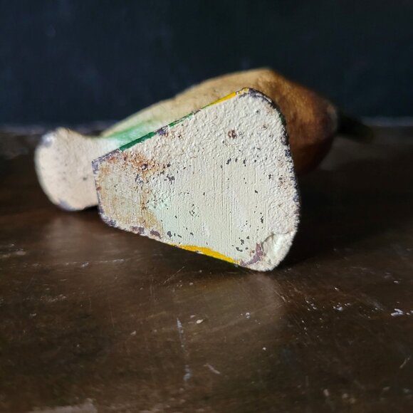 Antique Cast Iron Painted Duck Figural Bottle Opener Duck Bottle Opener - Picture 7 of 10